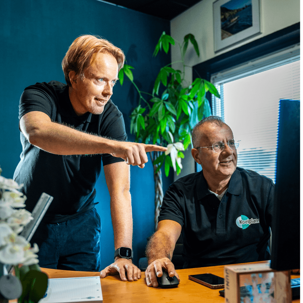 Collega's in overleg Koelplan