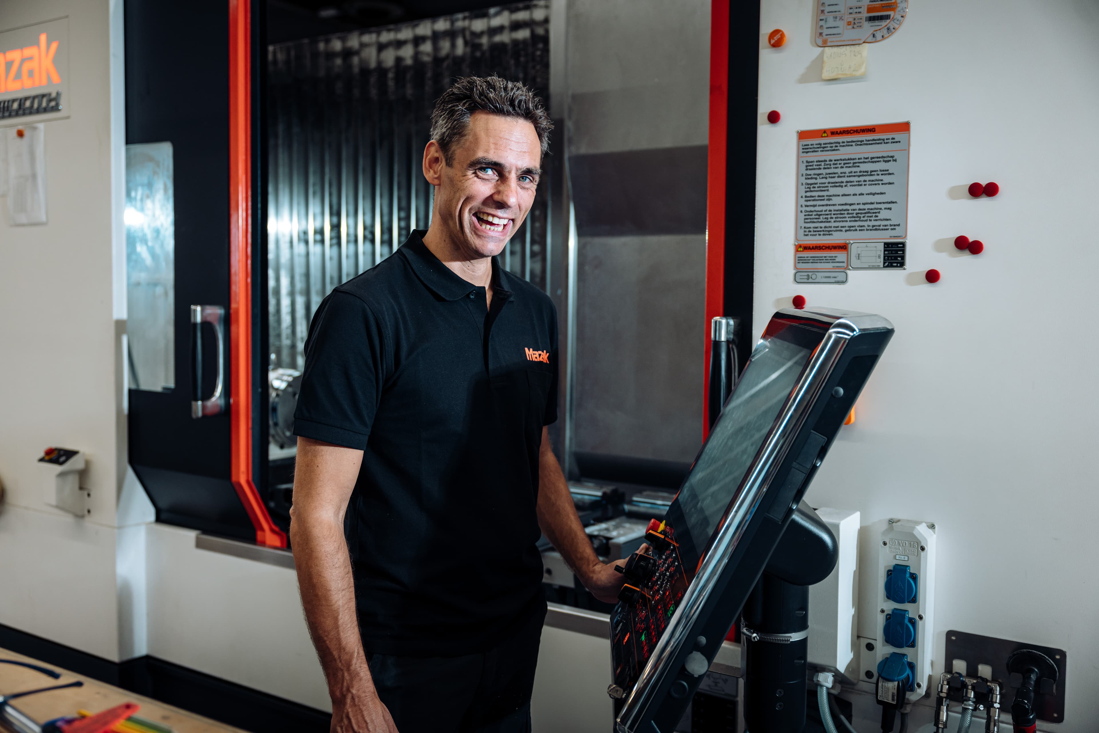 Ian bij een besturingsysteem